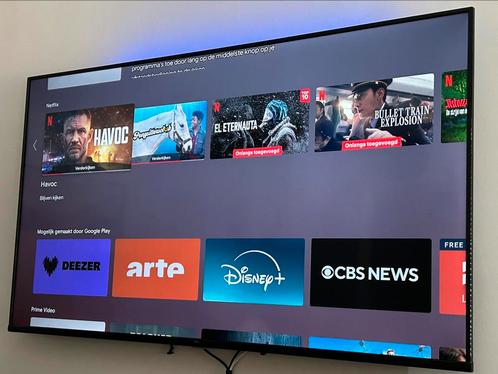 Paneeltype LCD 7.0 Android TV (9.0) HDR-ondersteuning, Audio, Tv en Foto, Televisies, Zo goed als nieuw, LCD, Smart TV, Ophalen