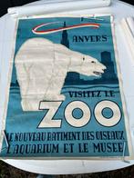 Posters Zoo antwerpen 7 stuks retro, Ophalen, Zo goed als nieuw