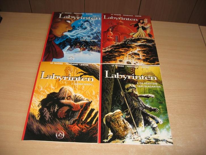 Labyrinthen : Complete reeks., Livres, BD, Utilisé, Série complète ou Série, Enlèvement ou Envoi