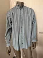 Zegna Sport gestreept shirt M, Ophalen of Verzenden, Bruin