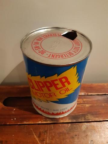 Olieblik Clipper motor oil beschikbaar voor biedingen