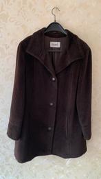 Mantel in baby lama, Kleding | Dames, Jassen | Winter, Ophalen, Zo goed als nieuw, Maat 46/48 (XL) of groter, Bruin