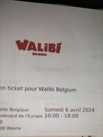 5 tickets Walibi pour samedi 06/04/24, Tickets & Billets, Ticket ou Carte d'accès, Trois personnes ou plus