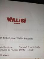 5 tickets Walibi pour samedi 06/04/24, Tickets & Billets, Ticket ou Carte d'accès, Trois personnes ou plus