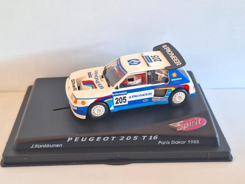 Spirit Peugeot 205 T16 Paris Dakar 1988 J.Kankunnen, Kinderen en Baby's, Speelgoed | Racebanen, Nieuw, Racebaan, Elektrisch, Overige merken