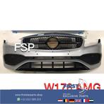 W176 Facelift AMG Bumper 2013-2019 zilver grijs Mercedes Voo, Gebruikt, Voor, Mercedes-Benz, Ophalen of Verzenden