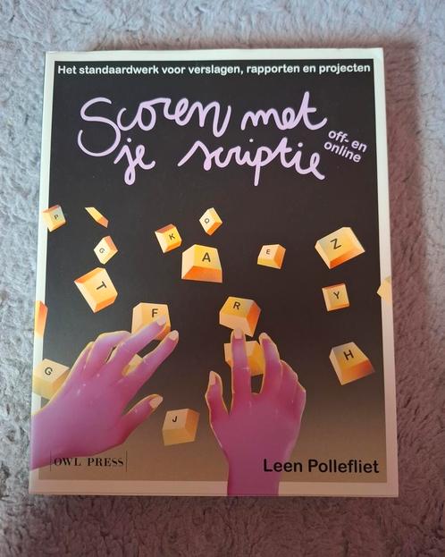 Leen Pollefliet - Scoren met je scriptie, Boeken, Studieboeken en Cursussen, Zo goed als nieuw, Ophalen of Verzenden