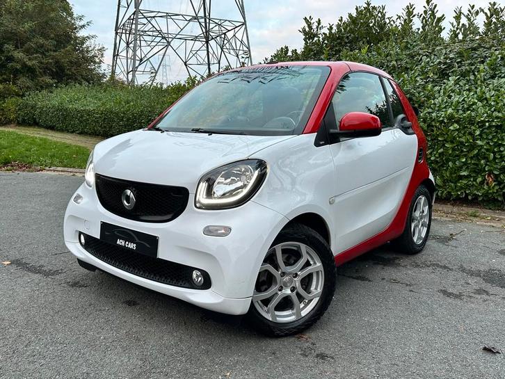 Smart Fortwo 1.0i Automatic 2017 €6 miljard Cabriolet 1e eig, Auto's, Smart, Bedrijf, Te koop, ForTwo, ABS, Achteruitrijcamera