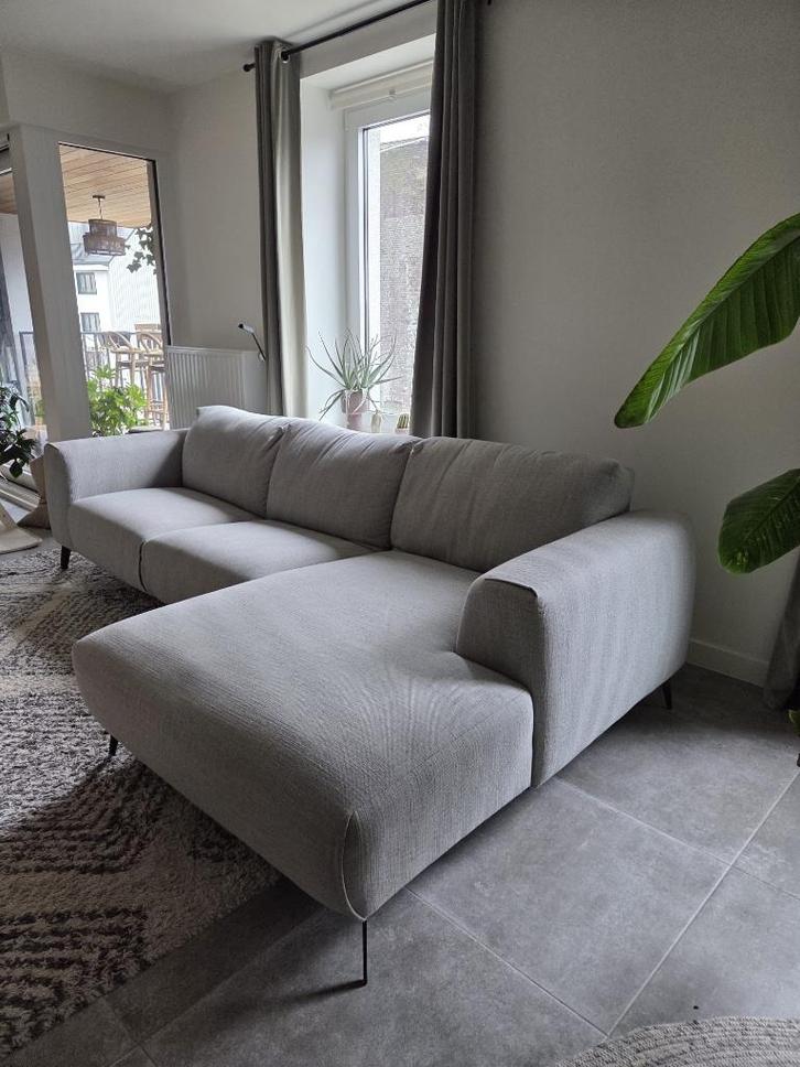 Zetel Hoeksalon BE LOVELY/CALVARO, Huis en Inrichting, Zetels | Zetels en Chaises Longues, Gebruikt, Vierpersoons of meer, 250 tot 300 cm