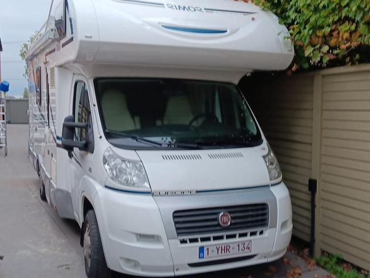 Mobilhome Fiat Ducato 2.3 multi jet, Caravans en Kamperen, Mobilhomes, Bedrijf, Alkoof, Fiat, Ringverwarming, TV, ABS, Ophalen