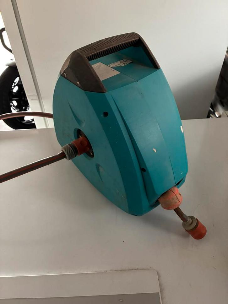 Gardena waterhaspel slangenhaspel waterslang 20m, Jardin & Terrasse, Tuyaux d'arrosage, Utilisé, Dévidoir, Enlèvement