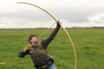 Yew english longbow/warbow 122#, Sport en Fitness, Verzenden, Longbow