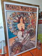 CANVAS POSTER   MUCHA    50 X 70  CM, Collections, Posters & Affiches, Publicité, Rectangulaire vertical, Comme neuf, Enlèvement