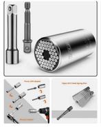 Tacklife - Universele Grip Dopsleutel 7-19mm dop opzetstuk, Auto diversen, Autogereedschap, Ophalen of Verzenden, Nieuw
