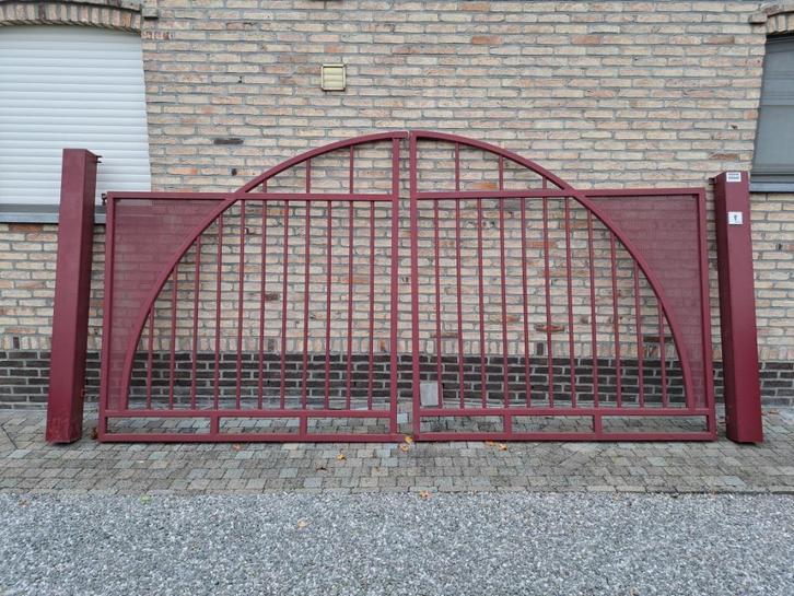 metalen draaipoort, Doe-het-zelf en Bouw, Metalen, Gebruikt, IJzer, Ophalen