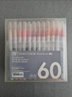 "Zig Clean Color Real Brush" Set de 60 couleurs de Kuretake, Utilisé, Enlèvement ou Envoi