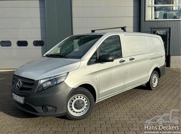 Mercedes-Benz Vito 110 L2 2x Schuifdeur Airco Trekhaak Zilve, Autos, Achat, Euro 6, Entreprise, Boîte manuelle