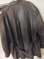 Lederen jas, Kleding | Heren, Ophalen, Zo goed als nieuw, Overige maten, Bruin