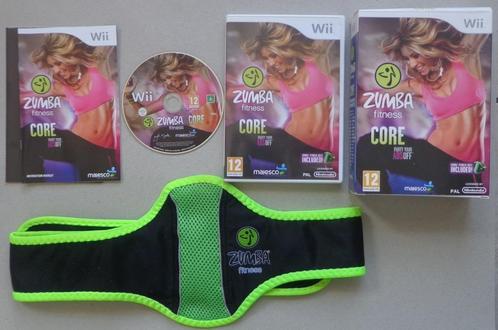 Zumba Fitness Core + Riem voor de Nintendo Wii Compleet, Consoles de jeu & Jeux vidéo, Jeux | Nintendo Wii, Comme neuf, Enlèvement ou Envoi