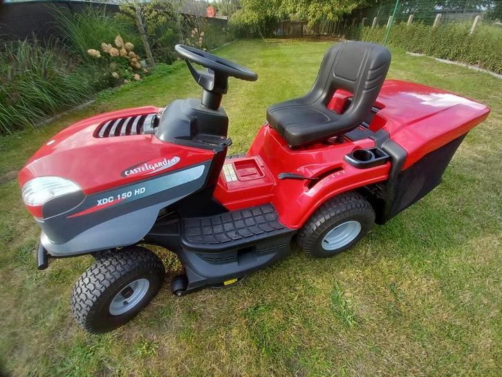 Zitmaaier, Tuin en Terras, Grasmaaiers, Zo goed als nieuw, Benzine-grasmaaier, 50 cm of meer, Cirkelmaaier, Elektrische starter