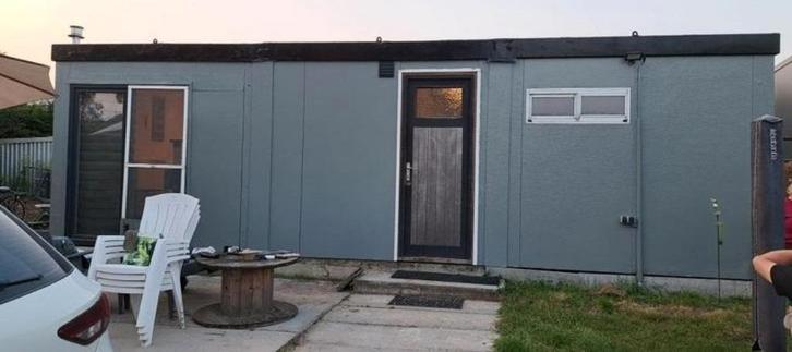 Woonunit te koop, Doe-het-zelf en Bouw, Bouwketen en Schaftketen, Zo goed als nieuw, Ophalen