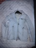 Nieuwe grijze winterjas, gewatteerd. Maat 40/L., Enlèvement, Taille 38/40 (M), Gris