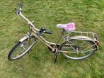 Meisjesfiets goudkleur gespoten, Fietsen en Brommers, Ophalen, Gebruikt