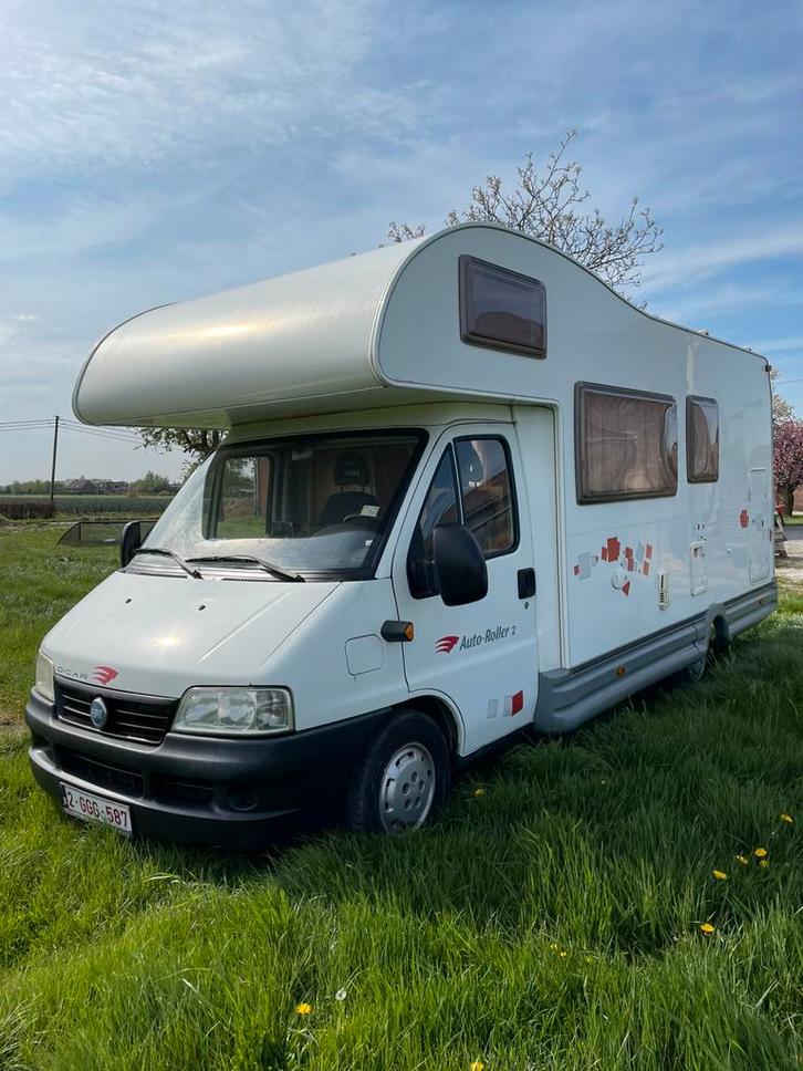 Fiat ducato trigano autoroller, Caravans en Kamperen, Mobilhomes, Particulier, tot en met 6, Half-integraal, Fiat, Fiat, Diesel