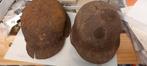 2 x duitse relic helmen, Verzamelen, Ophalen of Verzenden