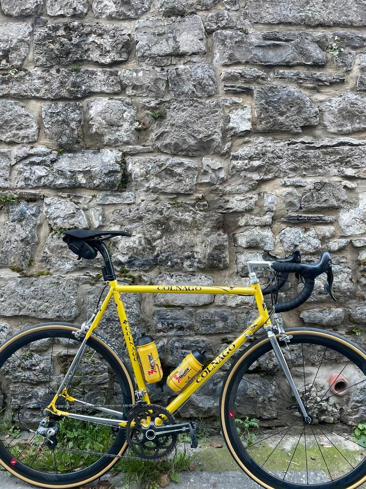 Colnago Tecnos neo retro restomod (Record 11, wind 40c,...), Fietsen en Brommers, Fietsen | Racefietsen, Gebruikt, Ophalen