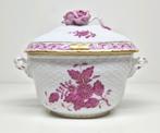 Herend dekselpot Apponyi raspberry decor, Hongarije 20e eeuw, Antiek en Kunst, Ophalen of Verzenden