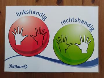 Didactisch materiaal: schrijven: linkshandig-rechtshandig beschikbaar voor biedingen