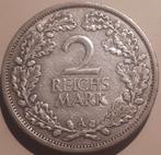 DUITSLAND : 2 REICHSMARK 1926 A KM7 Zilver, Postzegels en Munten, Verzenden, Duitsland, Losse munt, Zilver