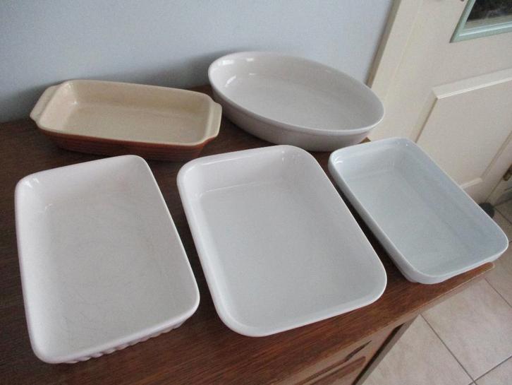 ovenschalen, Maison & Meubles, Cuisine | Vaisselle, Comme neuf, Balance ou Balances, Uni, Poterie, Enlèvement ou Envoi