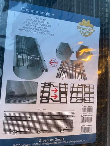 Grills beschermen dakgoten tegen bladeren beschikbaar voor biedingen