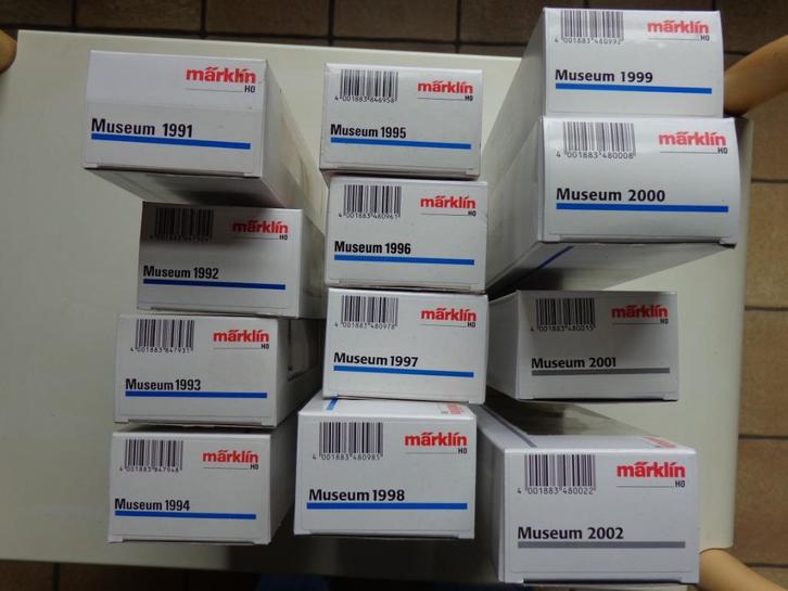 Marklin ho DB Le lot ou à la pièce Coffrets 'MUSEUM'., Hobby en Vrije tijd, Modeltreinen | H0, Zo goed als nieuw, Overige typen