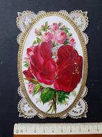 Santje Heiligenprentje met kant Holy card Devotie Bloemen, Verzamelen, Bidprentjes en Rouwkaarten, Verzenden, Bidprentje