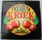 Premium Kriek  St. Louis, Ophalen of Verzenden, Gebruikt, Reclamebord, Plaat of Schild, Overige merken