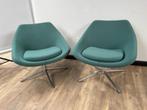 Allermuir fauteuil A640 (Blauw), Ophalen, Stof