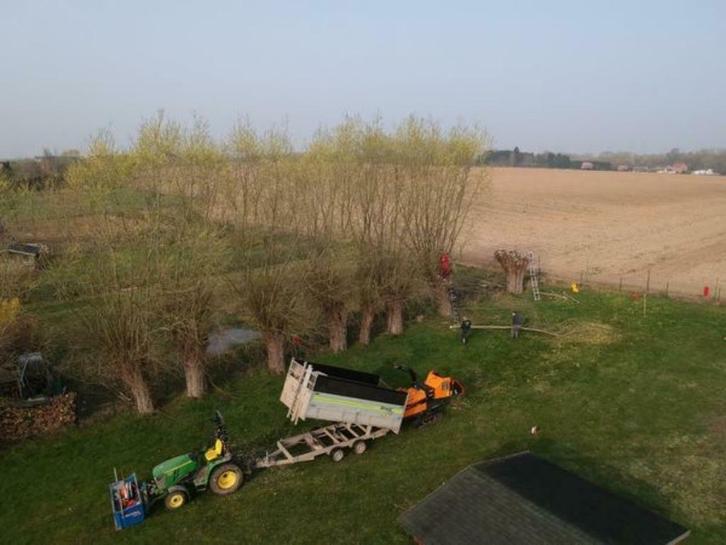 Broyeur de Branches sur chenilles, Tuin en Terras, Hakselaars, Zo goed als nieuw, Benzine, Ophalen