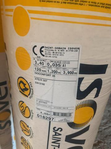 Isover glaswol (4 stks), Neuf, 10 à 15 m², Enlèvement, 12 cm ou plus