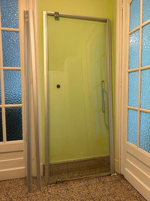 Facq Glazen douchedeur (voor dispenser 90 cm), Huis en Inrichting, Badkamer | Badkamermeubels, Gebruikt, Overige typen, 150 tot 200 cm