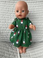 12. Babyborn: Nieuw groen jurkje met kabouters, Enlèvement ou Envoi, Neuf, Baby Pop