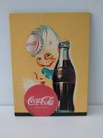 Houten reclameplaat van Coca Cola, Ophalen of Verzenden