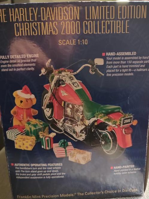 Harley Davidson Fatboy Millenium edition, Hobby en Vrije tijd, Modelauto's | Overige schalen, Ophalen of Verzenden