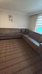 Hoeksalon bruin/taupe 290x290, Huis en Inrichting, Ophalen, Zo goed als nieuw