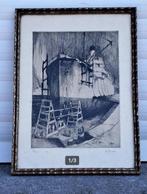 gravure cale seche signe kurt peiser, Enlèvement ou Envoi