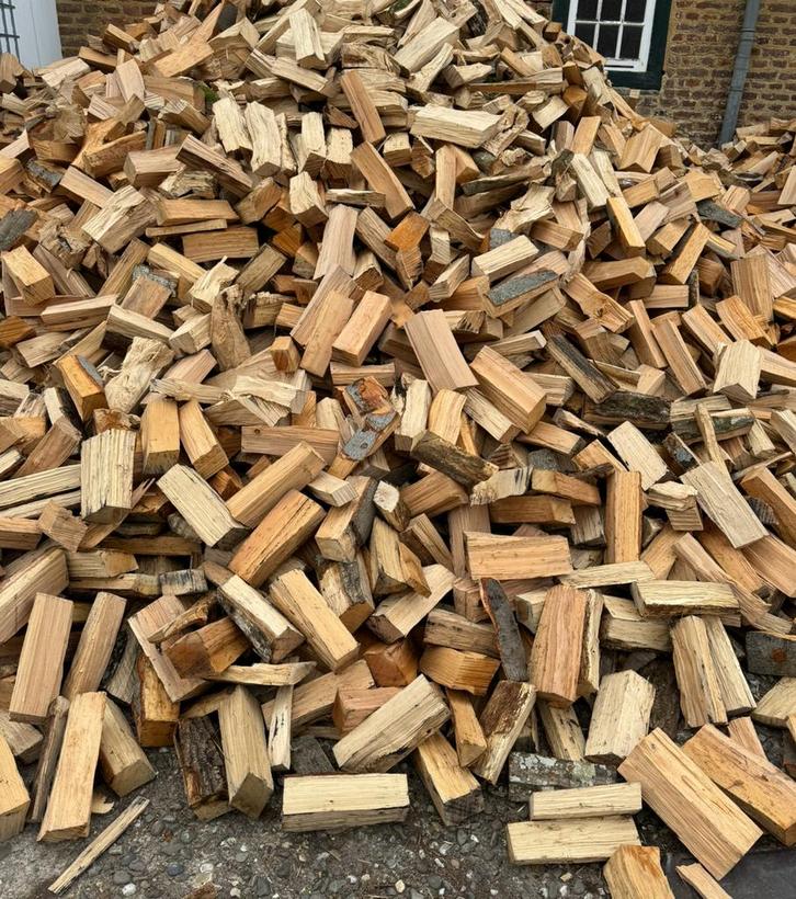 Brandhout haardhout kachelhout gedroogd, Tuin en Terras, Brandhout, Beukenhout, Ophalen of Verzenden