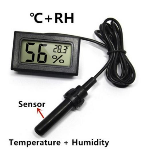 Hygromètre/thermomètre pour incubateur avec câble et capteur, Animaux & Accessoires, Volatiles | Accessoires, Neuf, Couveuse, Enlèvement ou Envoi