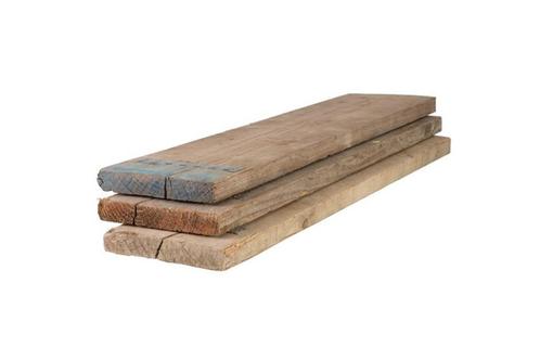 GEBRUIKT STEIGERHOUT | 30mm | 13mm | Geschuurd | Gedoubleerd, Doe-het-zelf en Bouw, Hout en Planken, Gebruikt, Plank, Steigerhout